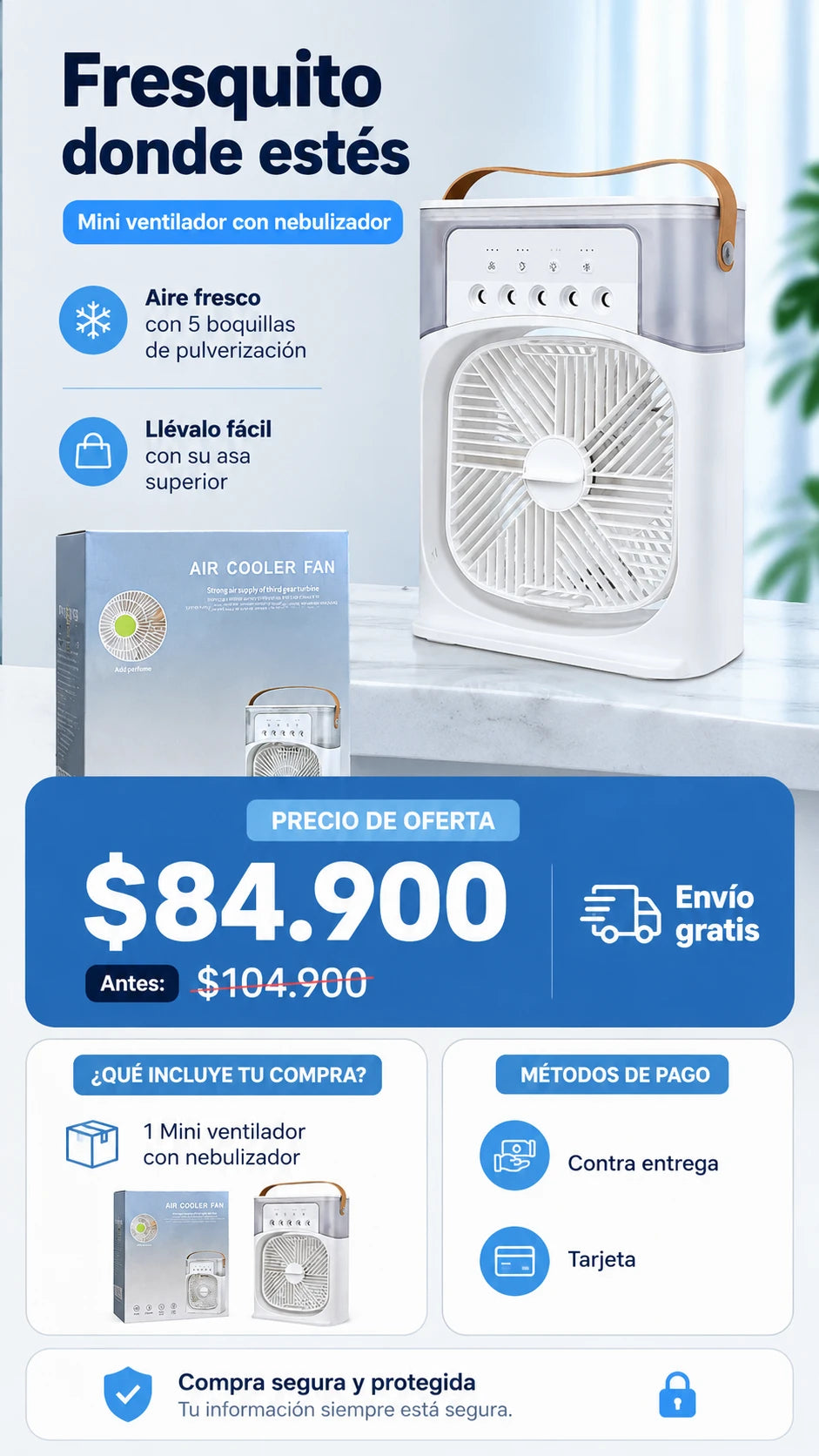 MINI VENTILADOR DE REFRIGERACIÓN