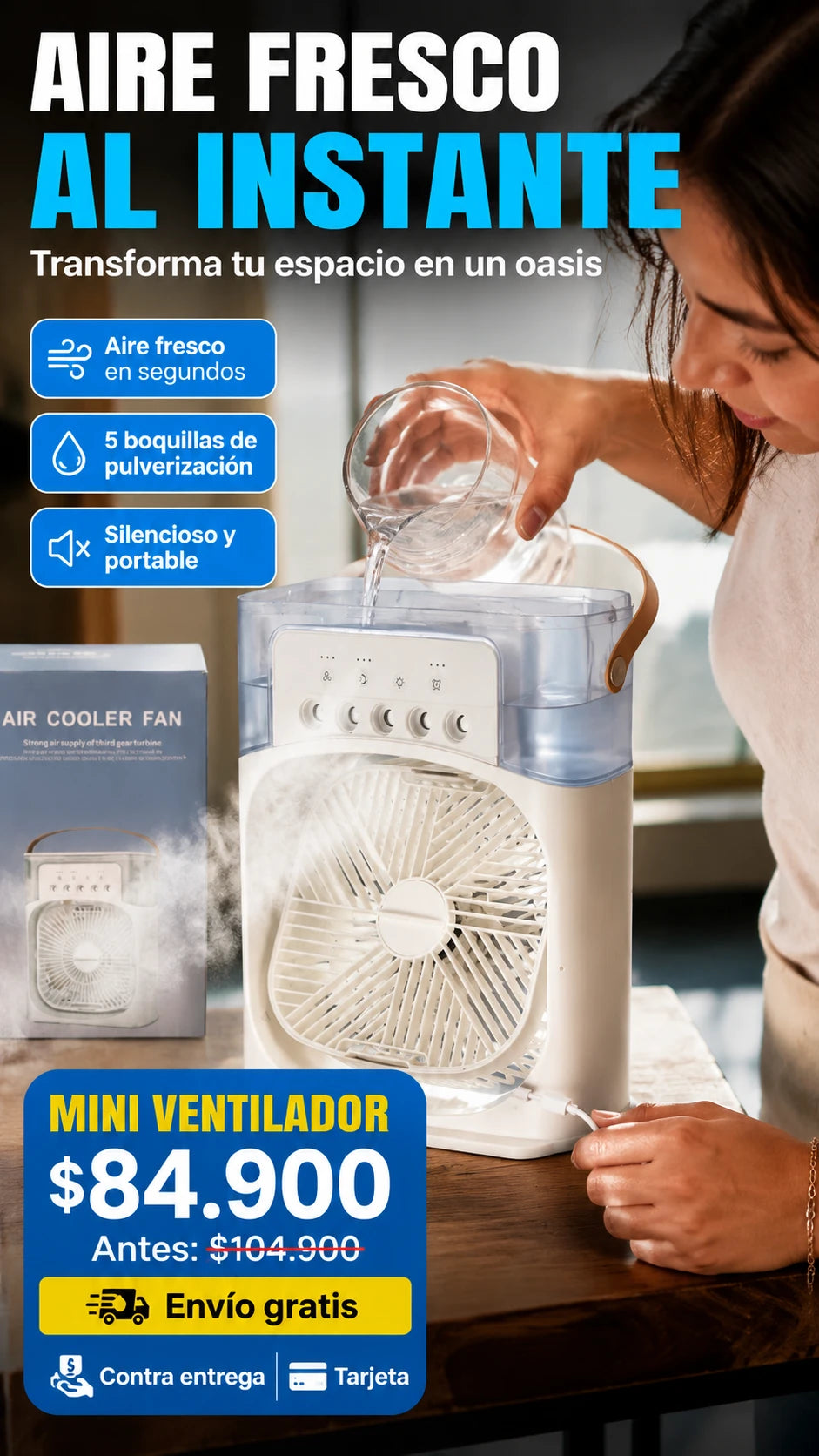 MINI VENTILADOR DE REFRIGERACIÓN